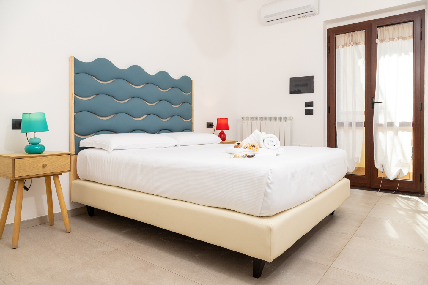 letto e arredamento camera gaia
